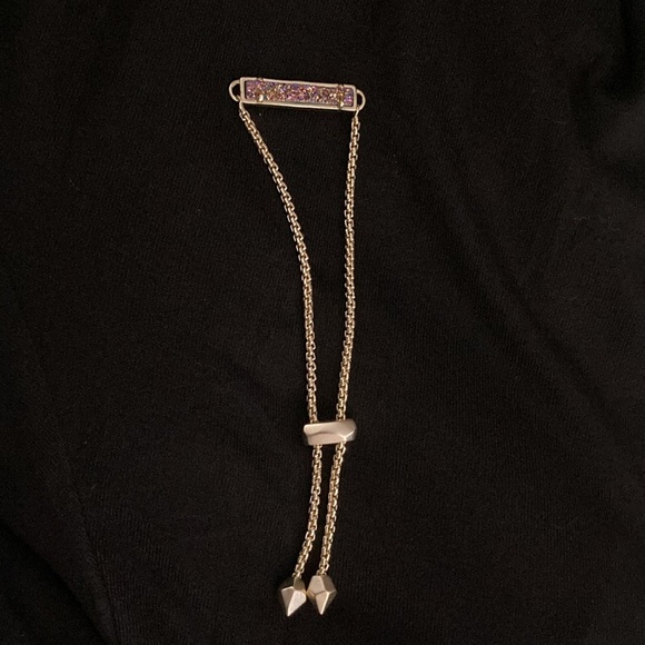 Kendra Scott Matte Goldtone Adjustable Bracelet - Picture 2 of 3